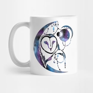Owl made of the night sky Mug